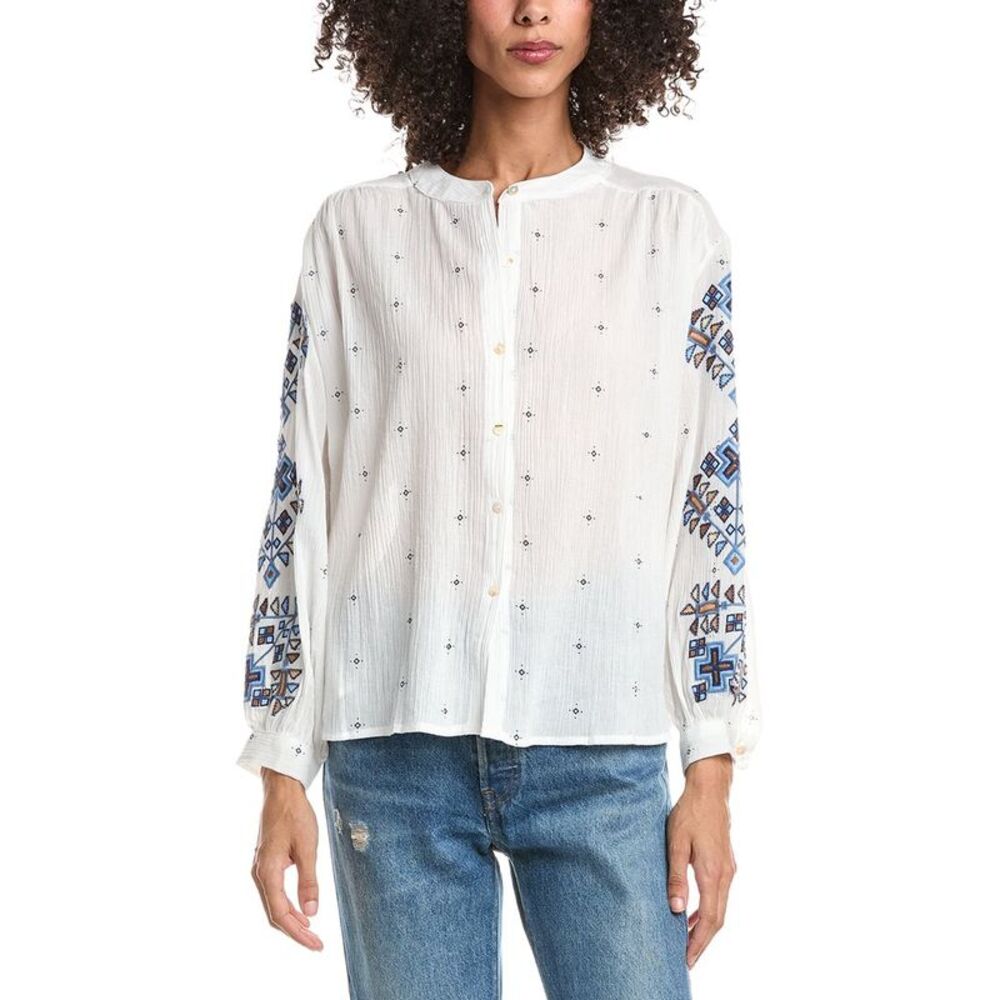 Anna Kay Womens Dorsee Shirt, Blue